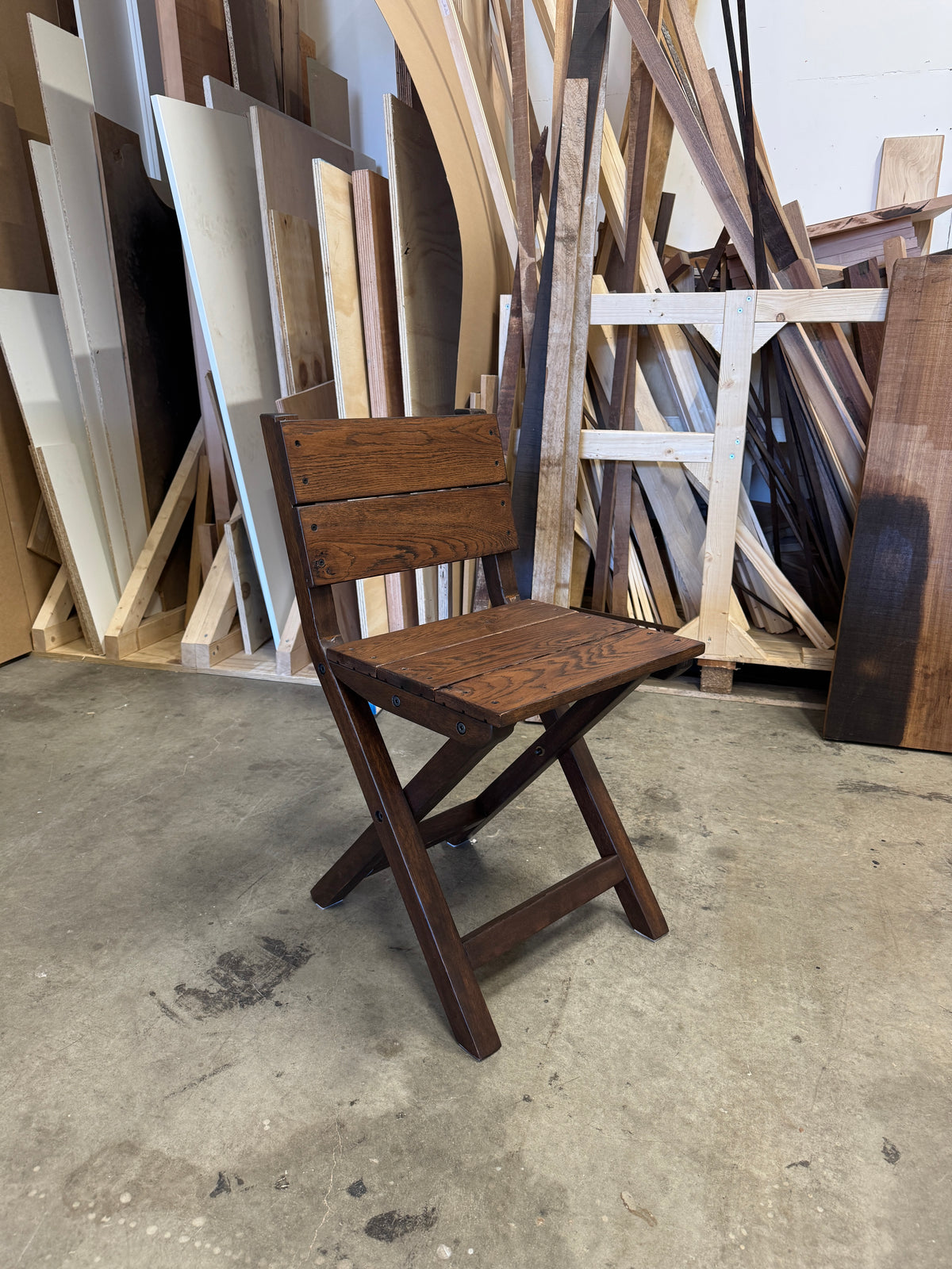 Folding Chair - Dark Roast