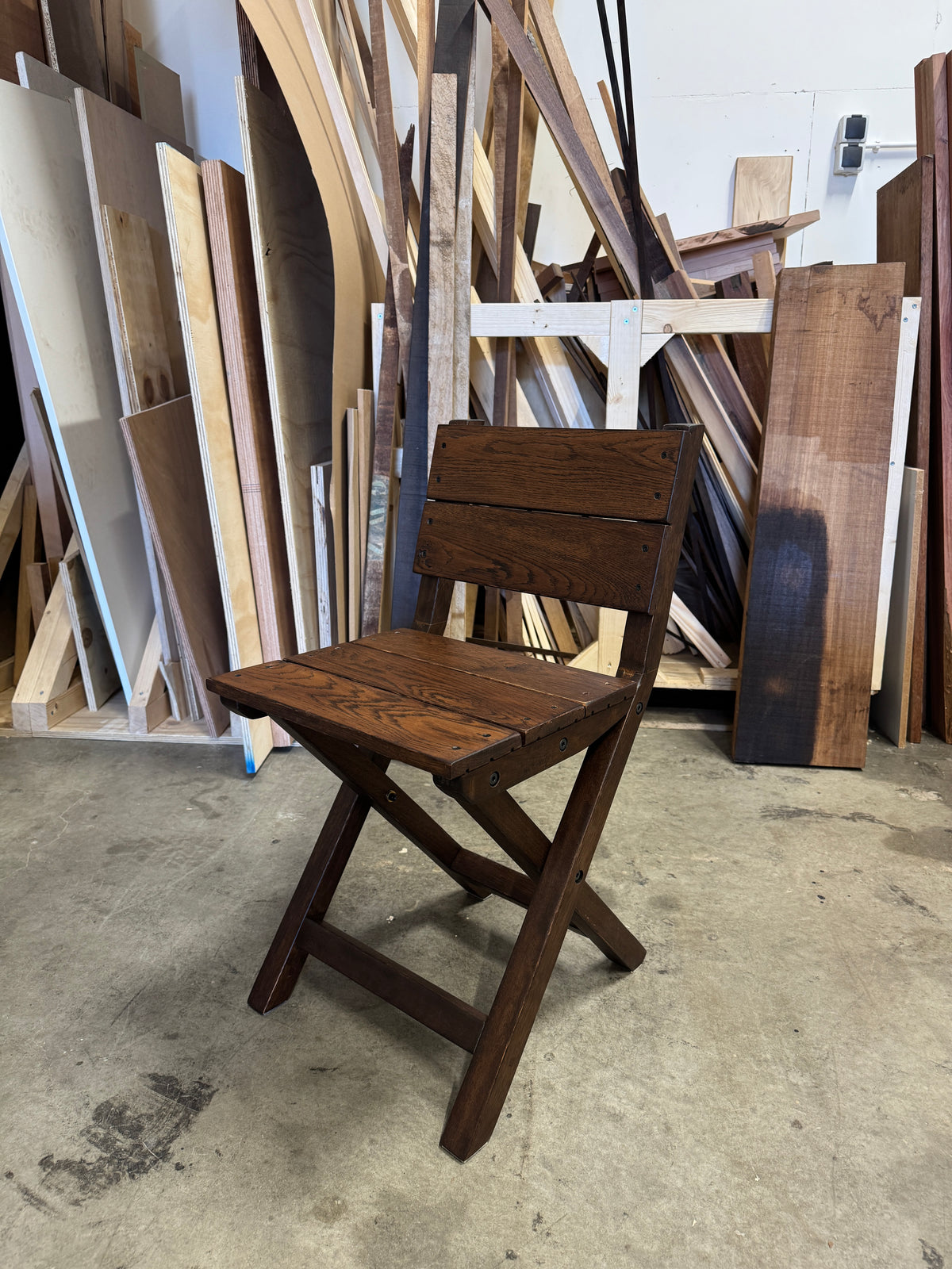 Folding Chair - Dark Roast