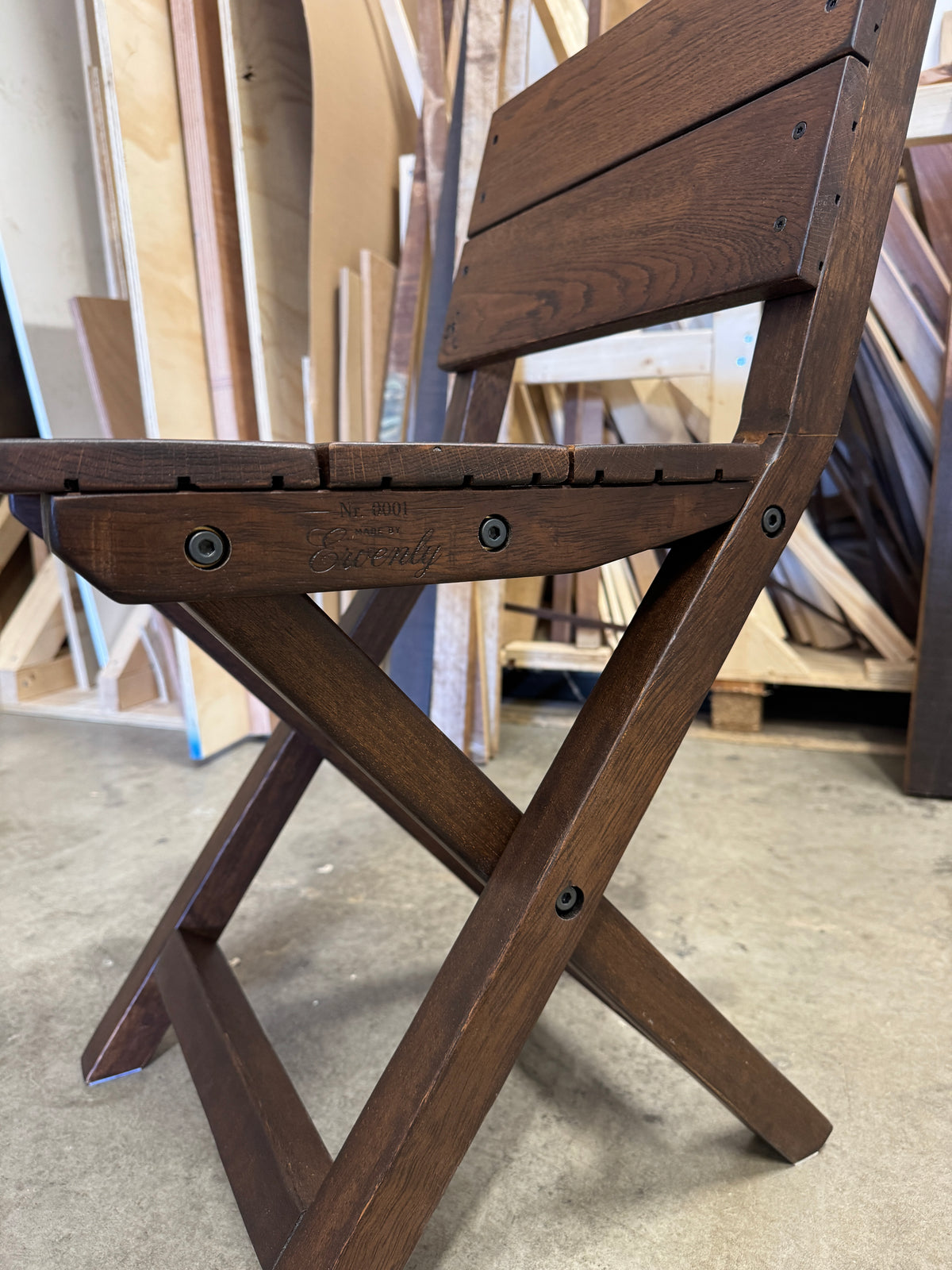 Folding Chair - Dark Roast